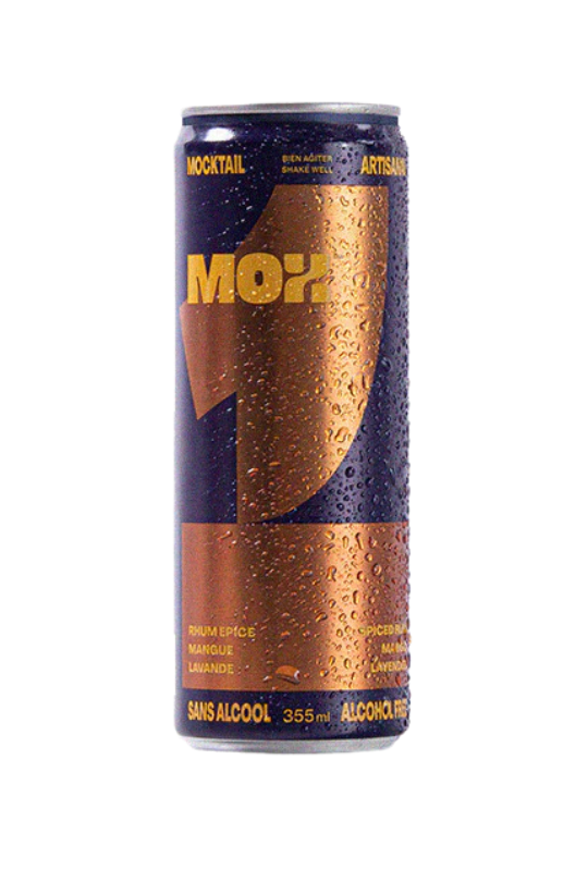 Mox (Non-Alcoholic) Mox 1 -Spiced Rum, Mango, and Lavender