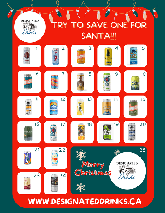 Designated Drinks (Non-Alcoholic) Christmas Advent Calendar 24 Pack