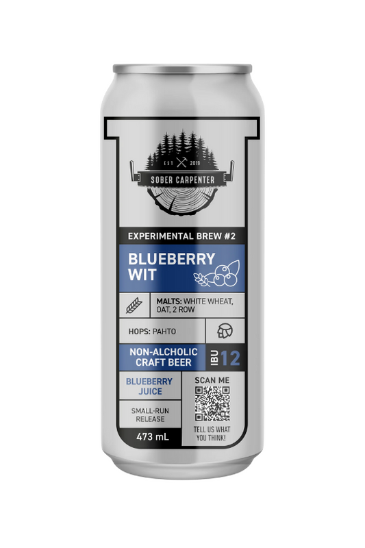 Sober Carpenter (Non-Alcoholic) Blueberry Wit - Limited Edition