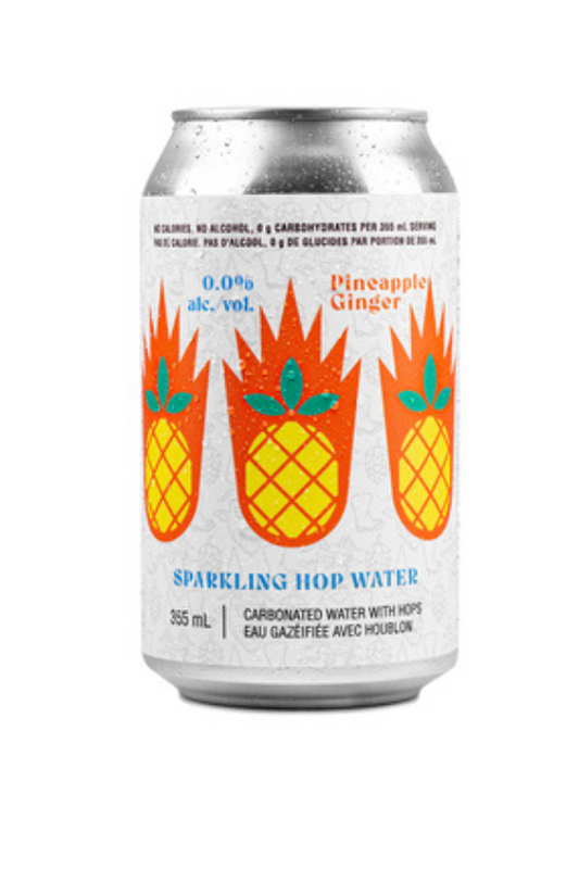 Wellington Brewery (Non Alcoholic) Pineapple Ginger Sparkling Hop Water