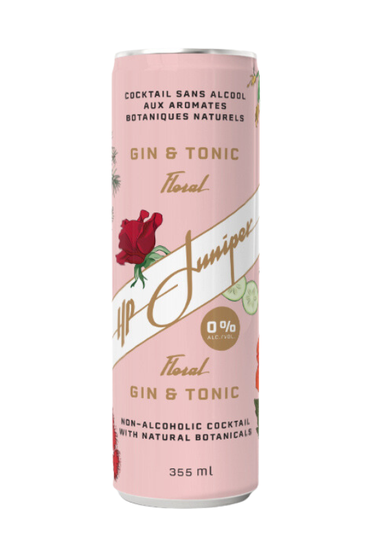 HP Juniper (Non-Alcoholic) Floral Gin and Tonic