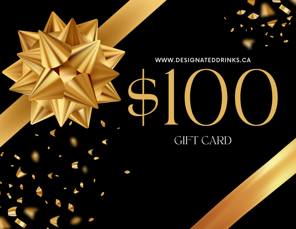 Designated Drinks $100 digital gift card