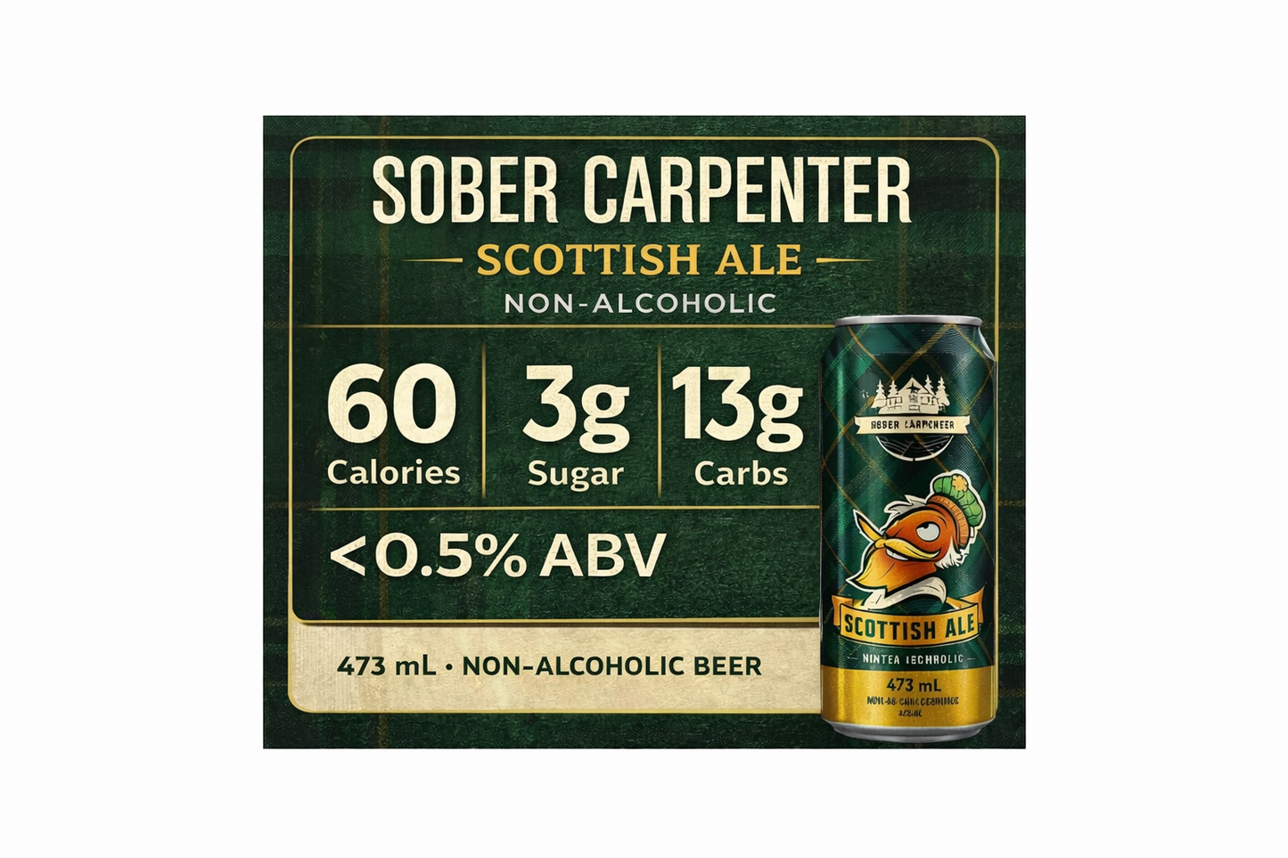 Sober Carpenter (Non-Alcoholic) Scottish Ale (Limited Edition)
