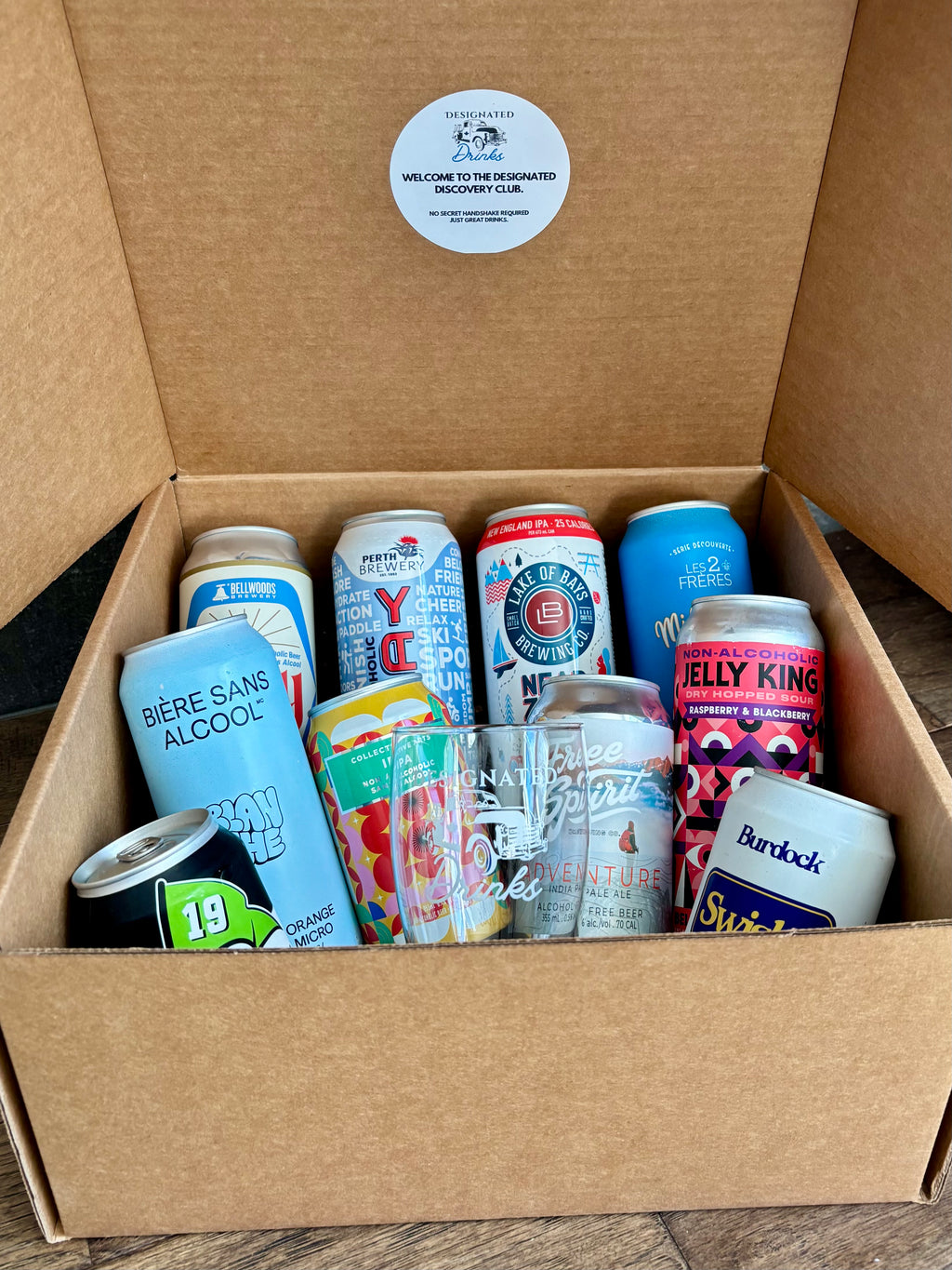 Designated Discovery non-alcoholic beer box – product photo 4