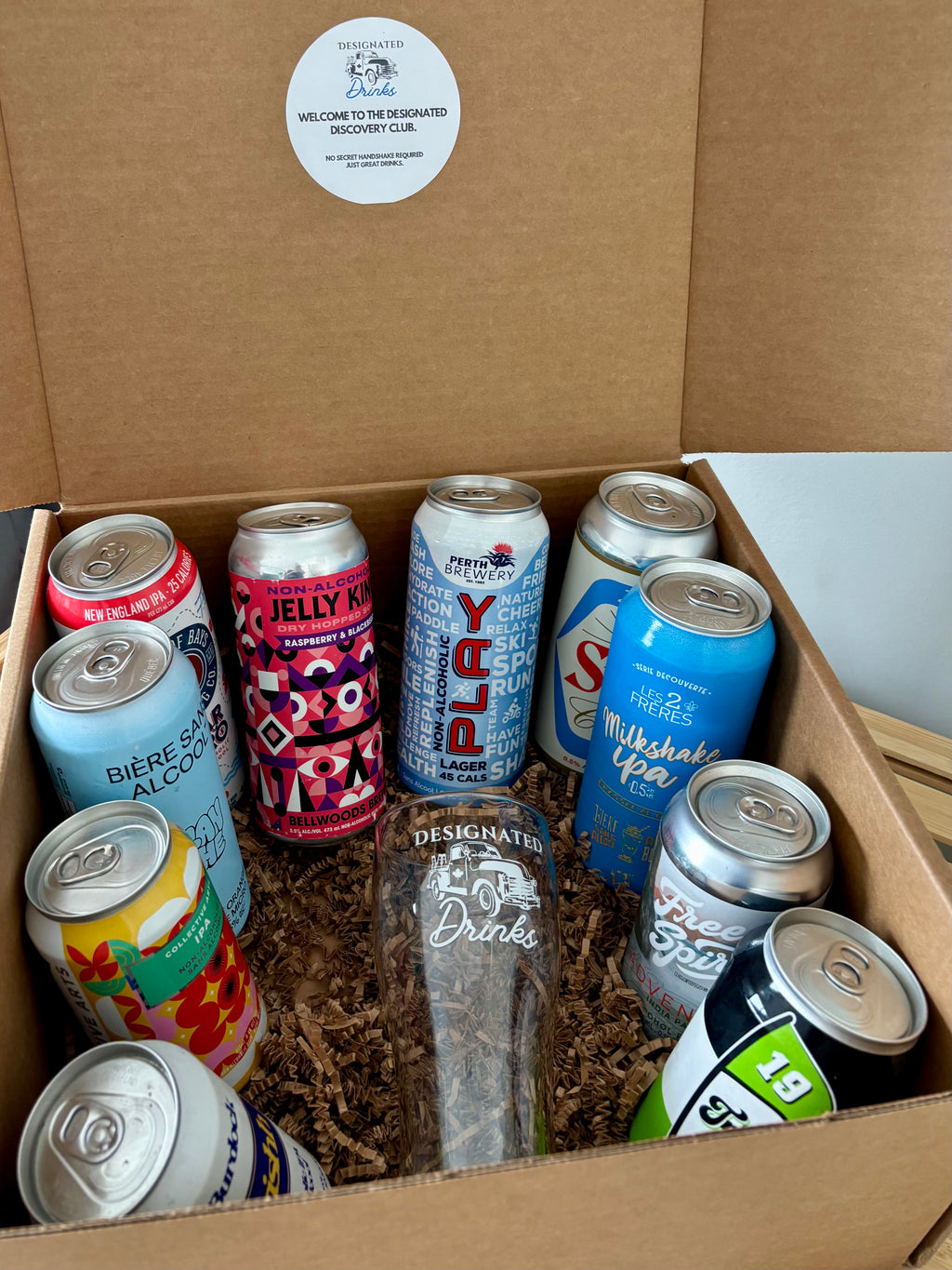 Designated Discovery non-alcoholic beer box – product photo 3