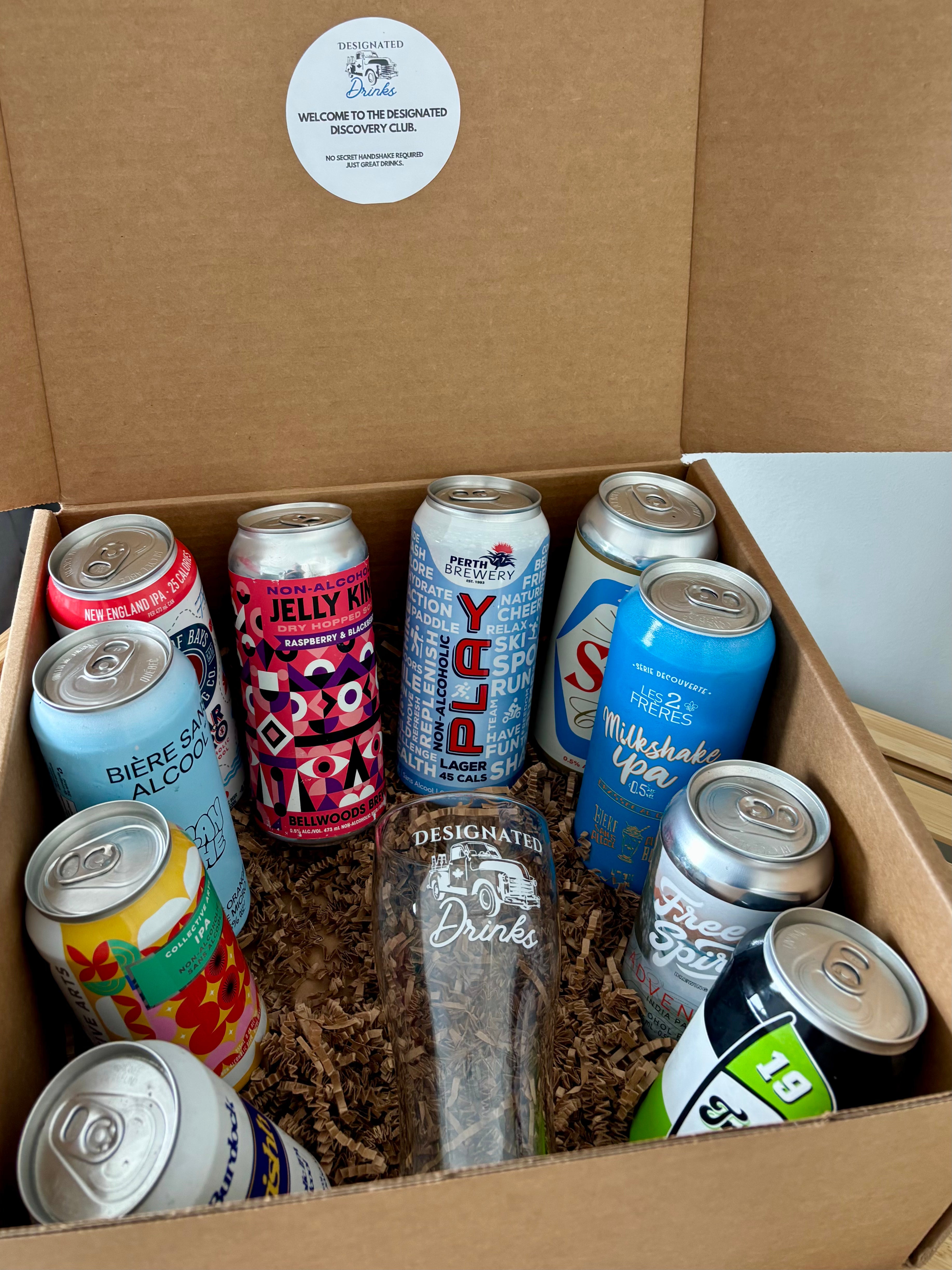 Designated Discovery non-alcoholic beer box – product photo 3