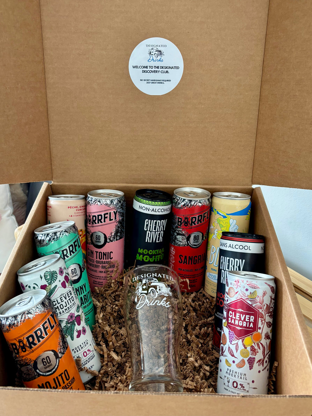 Designated Discovery non-alcoholic cocktail box – product photo 1