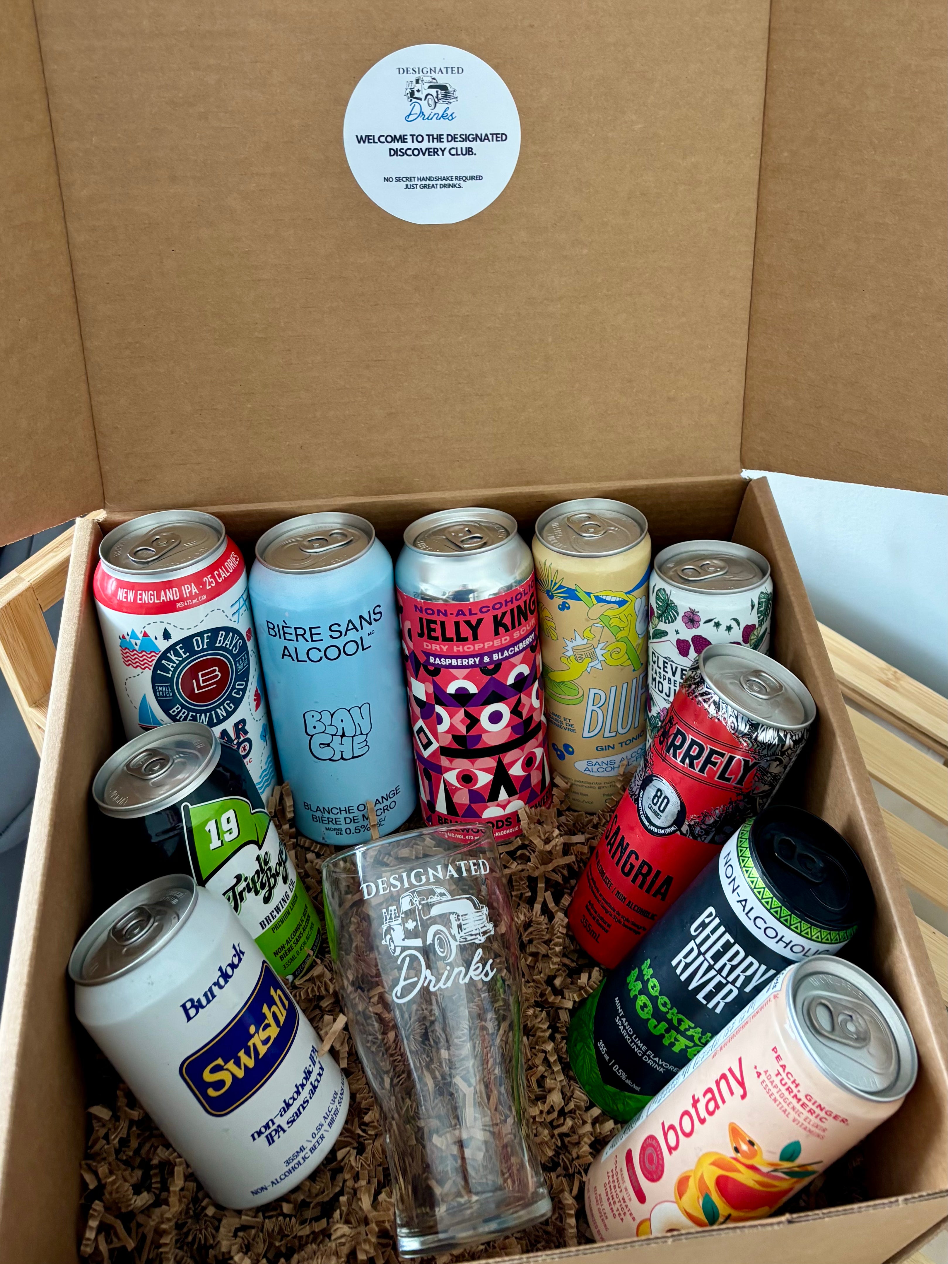 Designated Discovery non-alcoholic sampler box – product photo 2