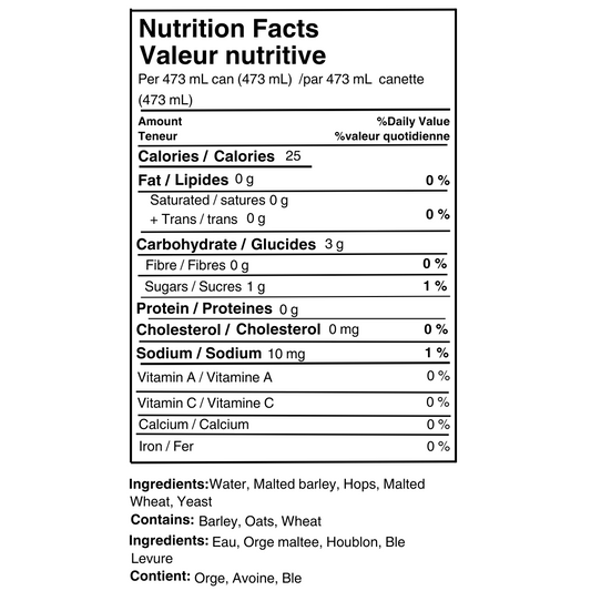 Lake of Bays Brewing Co. (Non Alcoholic) Near Zero New England IPA