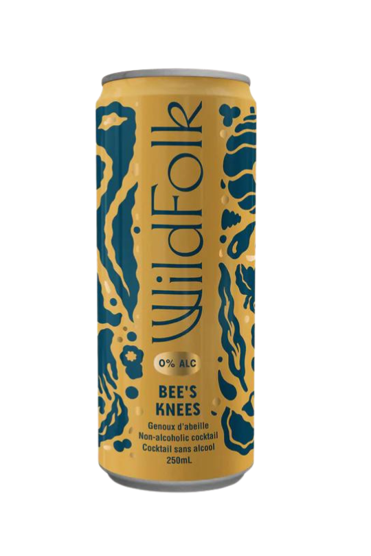Wild Folk non-alcoholic Bee's Knees cocktail can