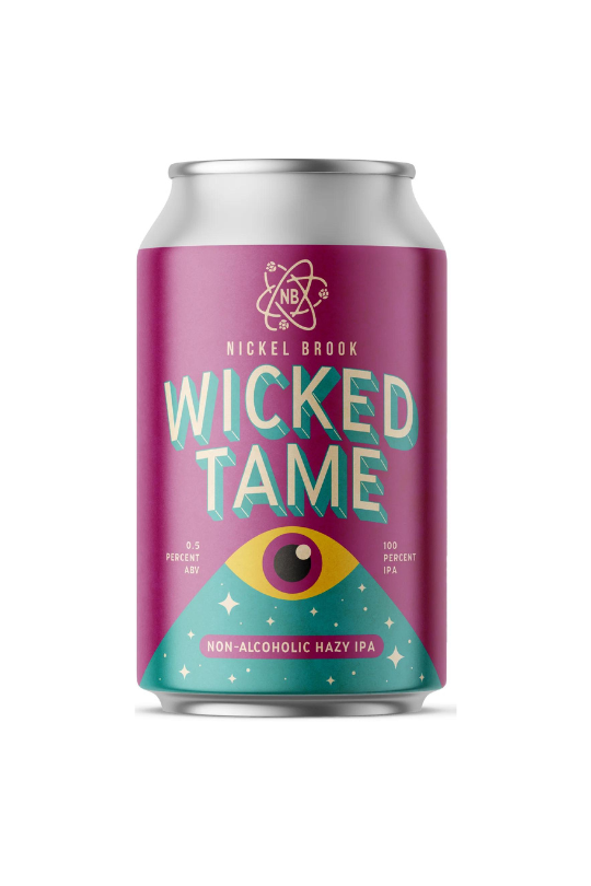 Nickel Brook Wicked Tame non-alcoholic hazy IPA can