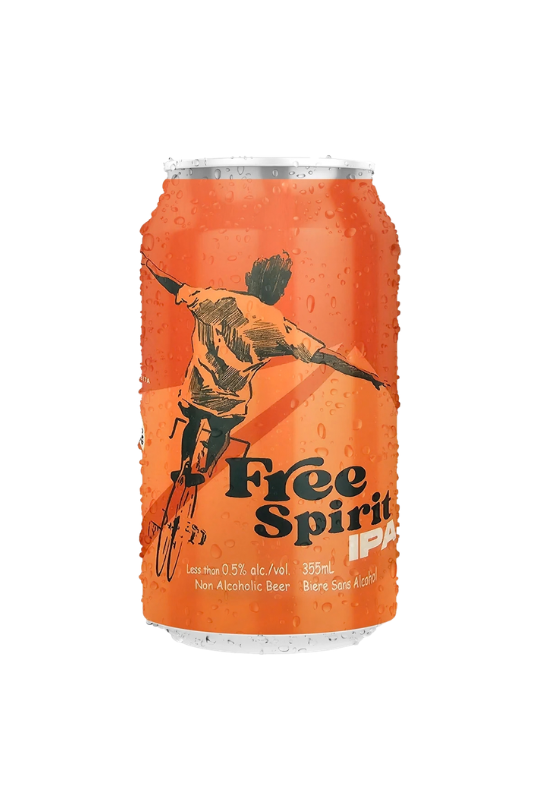 One For The Road Free Spirit IPA non-alcoholic beer can