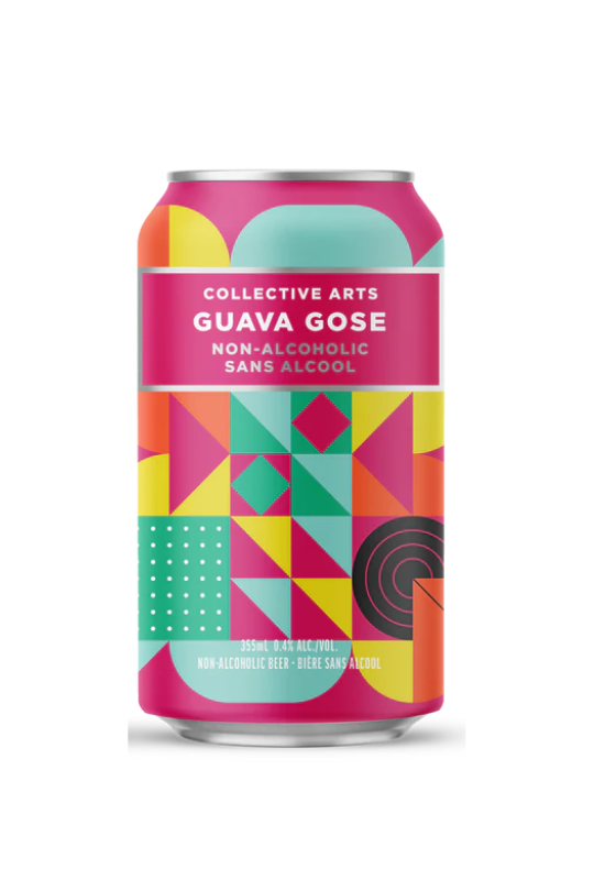 Collective Arts Guava Gose non-alcoholic beer can