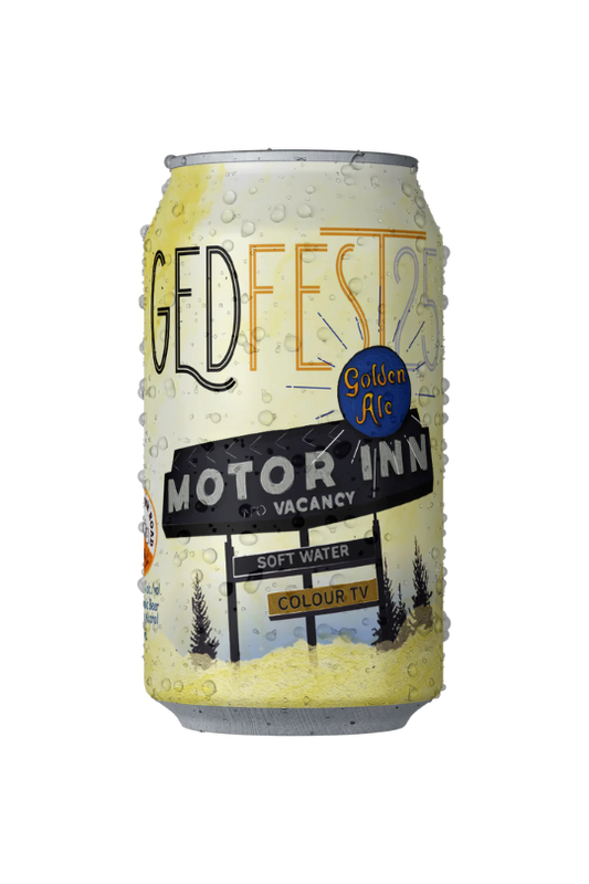 One For The Road Brewing Co. (Non-Alcoholic) GED Fest Motor Inn Golden Ale