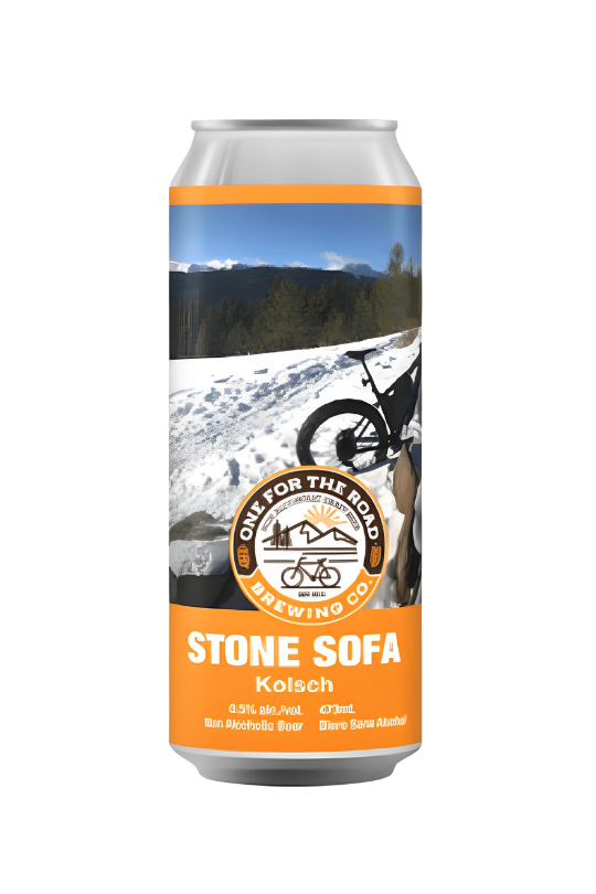 One For The Road Stone Sofa Kölsch non-alcoholic beer can