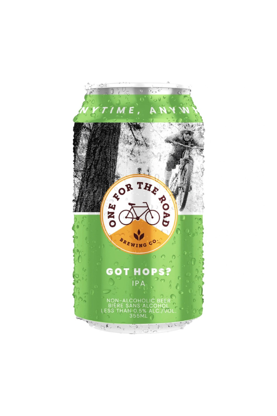 One For The Road Got Hops IPA non-alcoholic beer can