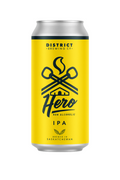 District Hero non-alcoholic IPA can