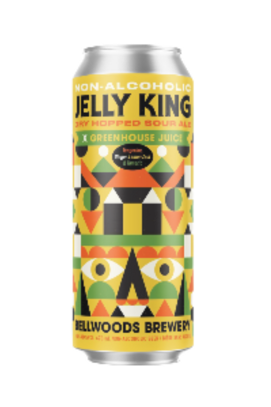 Bellwoods Brewery (Non-Alcoholic) Jelly King Dry Hopped Sour Tangerine, Ginger, Lemon Zest & Tumeric