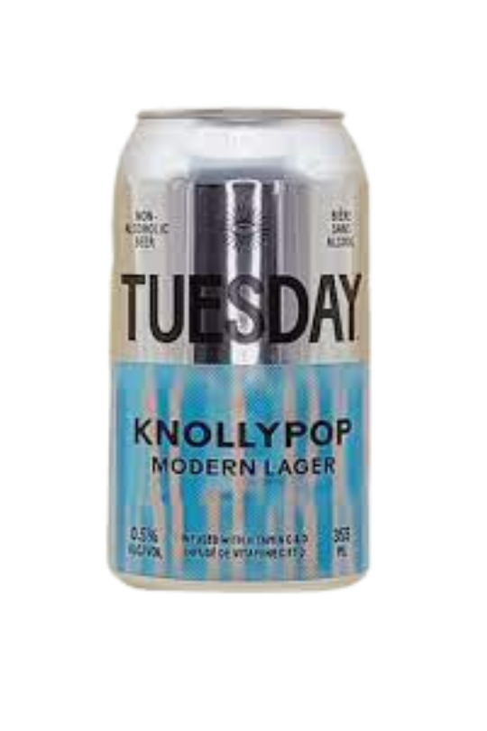 Tuesday Brewing Co. (Non-Alcoholic) Knollypop Modern Lager