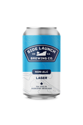 Side Launch non-alcoholic lager can