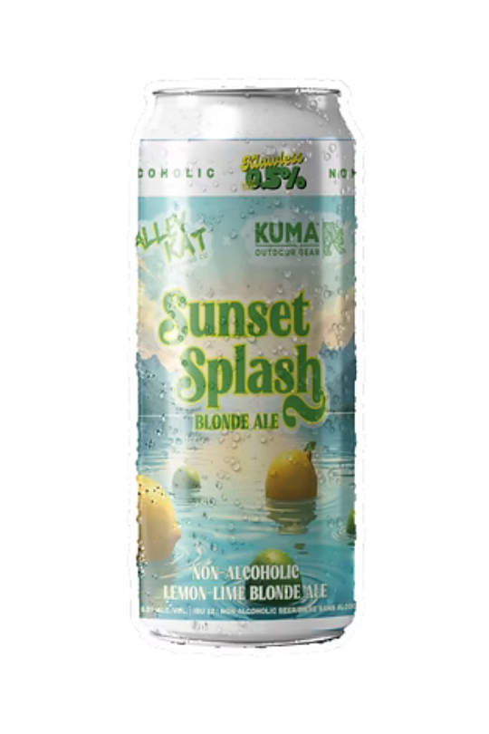 Alley Kat Sunset Splash Lemon-Lime Blonde Ale can