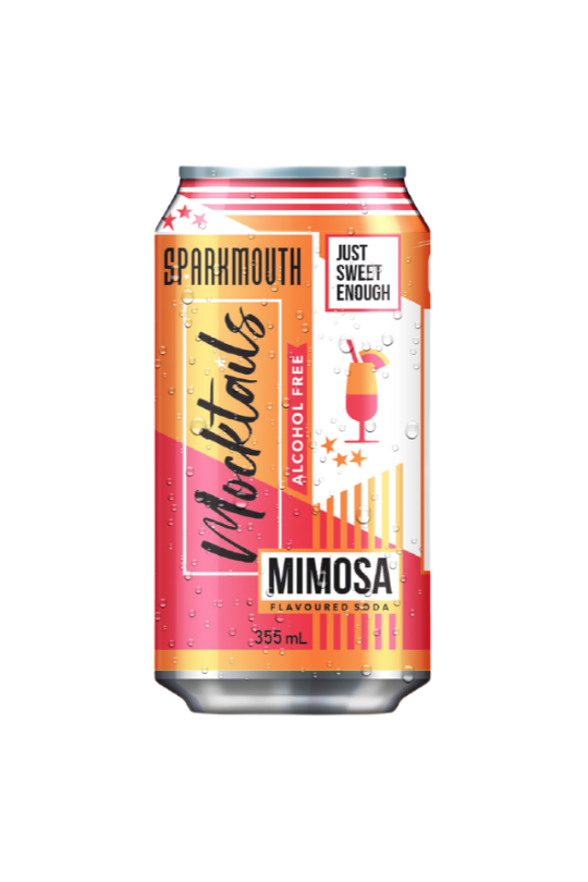 Sparkmouth non-alcoholic mimosa can
