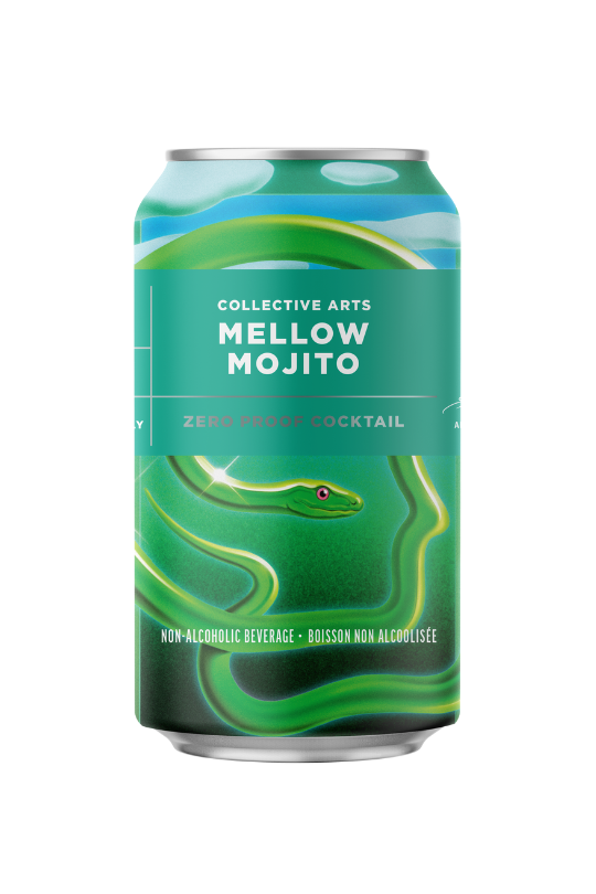 Collective Arts Mellow Mojito non-alcoholic cocktail can