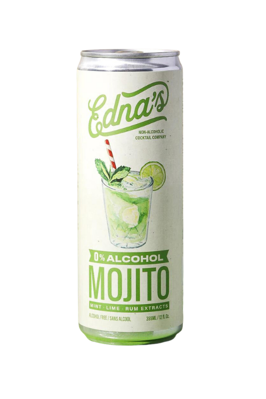 Edna's non-alcoholic mojito can