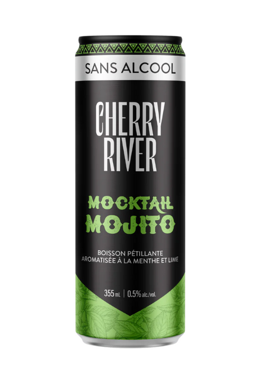 Cherry River non-alcoholic mojito can