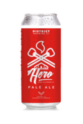 District Hero non-alcoholic pale ale can