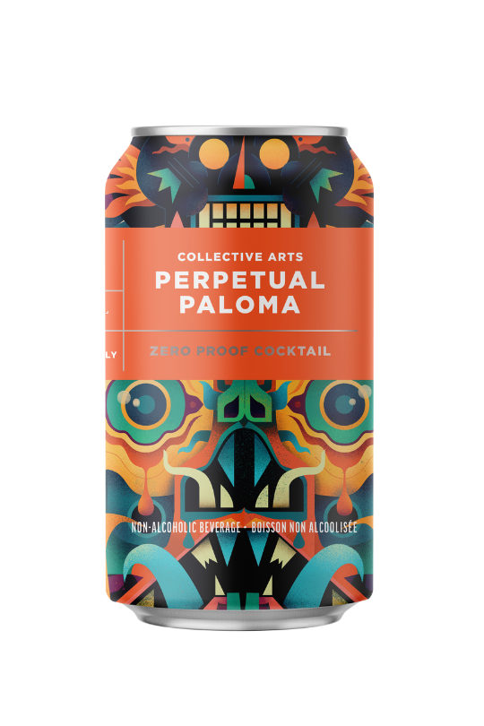Collective Arts Perpetual Paloma non-alcoholic cocktail can
