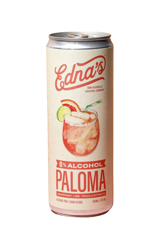 Edna's non-alcoholic paloma can