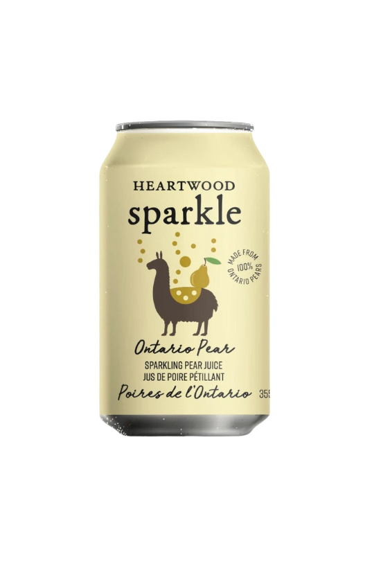 Heartwood Ontario Pear non-alcoholic sparkling cider bottle