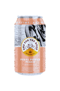 One For The Road Pedal Power Peach non-alcoholic wheat ale can
