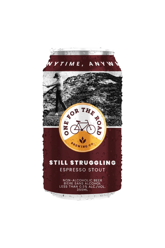 One For The Road Still Struggling Stout non-alcoholic beer can