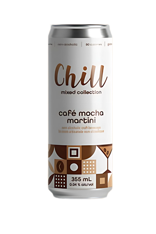 Chill Street non-alcoholic mocha martini mocktail can