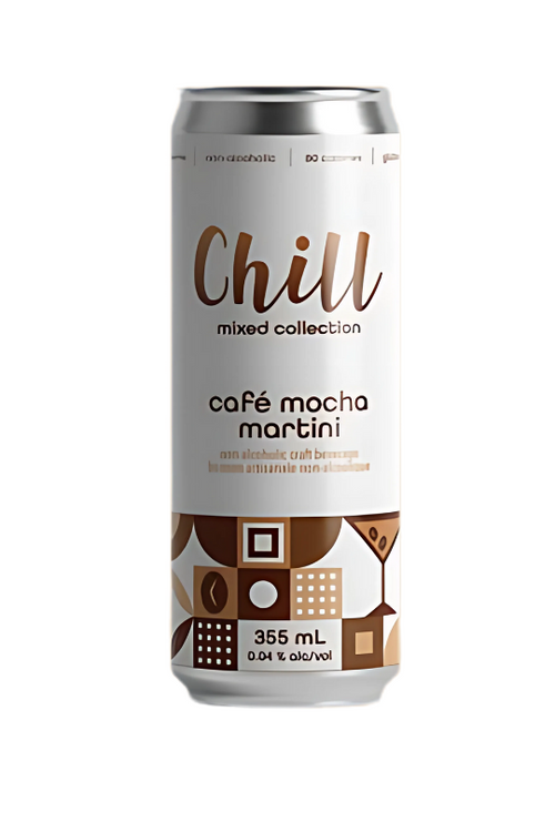 Chill Street non-alcoholic mocha martini mocktail can
