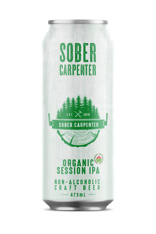 Sober Carpenter Organic Session IPA non-alcoholic beer can