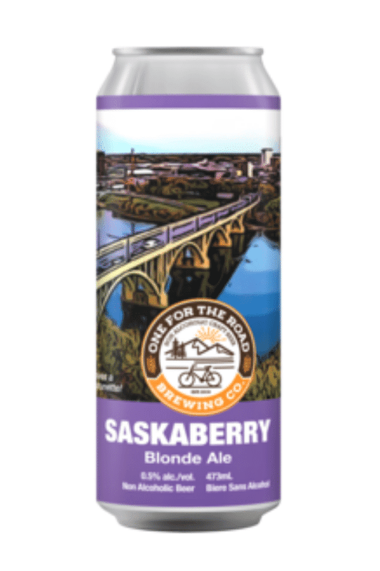 One For The Road Brewing Co. (Non Alcoholic) Saskaberry Blonde Ale