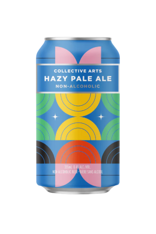 Collective Arts Hazy Pale Ale non-alcoholic beer can