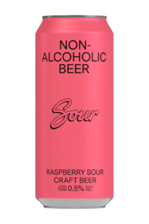 BSA Raspberry non-alcoholic sour can