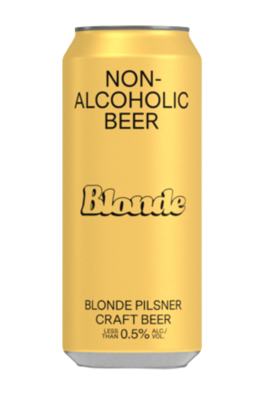 BSA Blonde non-alcoholic pilsner can