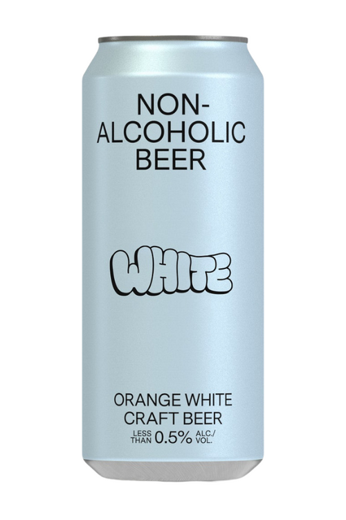 BSA Orange White non-alcoholic wheat beer can