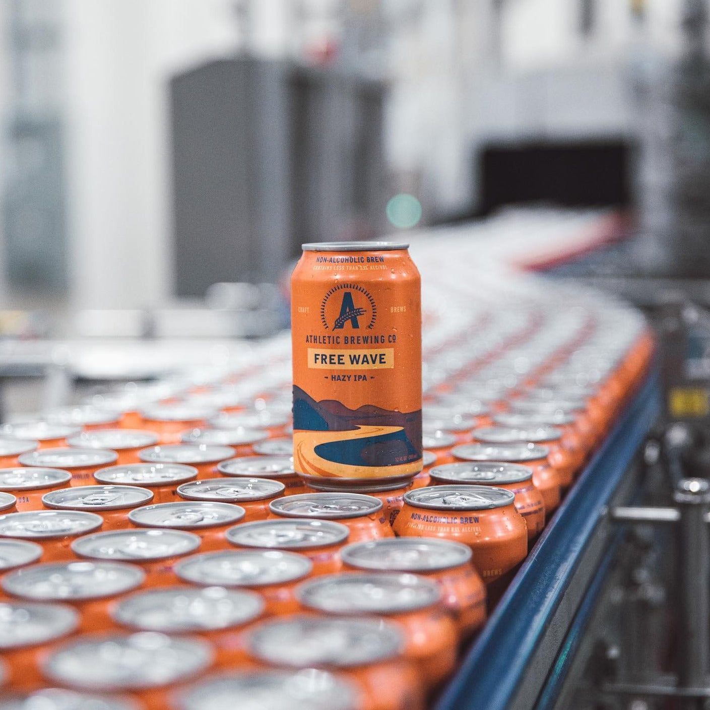 Athletic Brewing Company (Non-Alcoholic) Free Wave Hazy IPA